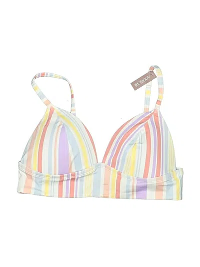 Pre-owned Adore Me Swimsuit Top Ivory Swimwear