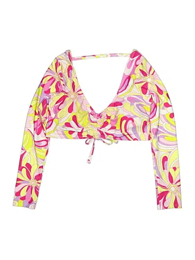 Adore Me Swimsuit Top Pink Swimwear In Multi
