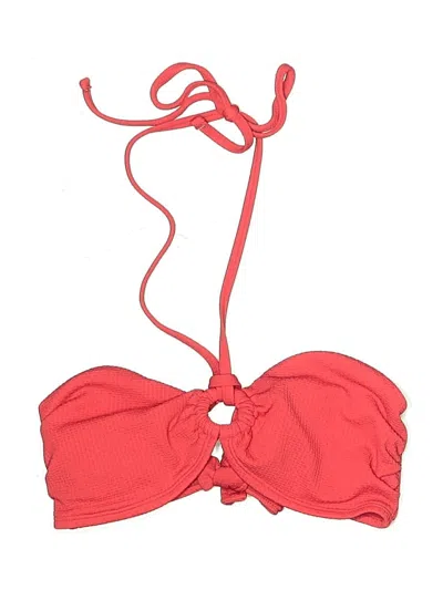 Pre-owned Adore Me Swimsuit Top Red Swimwear