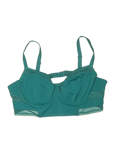 Pre-owned Adore Me Swimsuit Top Teal Swimwear
