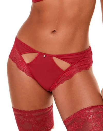 Adore Me Sylvia Cheeky Panties In Dark Red