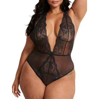 Adore Me Talia Bodysuit Lingerie In Black