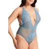 Adore Me Talia Bodysuit Lingerie In Gold