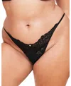 Adore Me Talulah Thong Panties In Black
