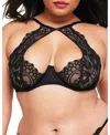 Adore Me Talulah Unlined Balconette Bra In Black
