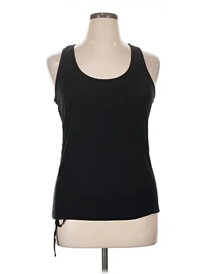 Pre-owned Adore Me Tank Top Black Halter Neckline Tops
