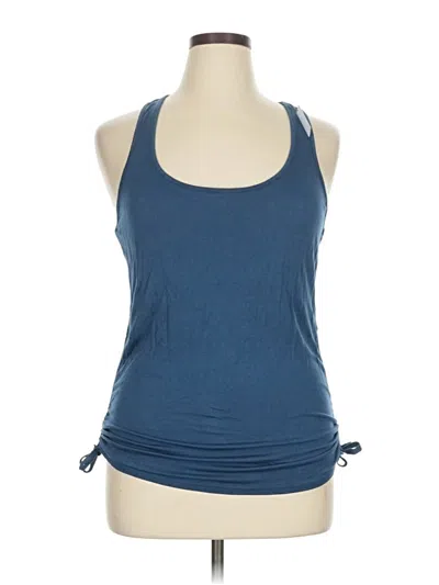Adore Me Tank Top Blue Halter Neckline Tops