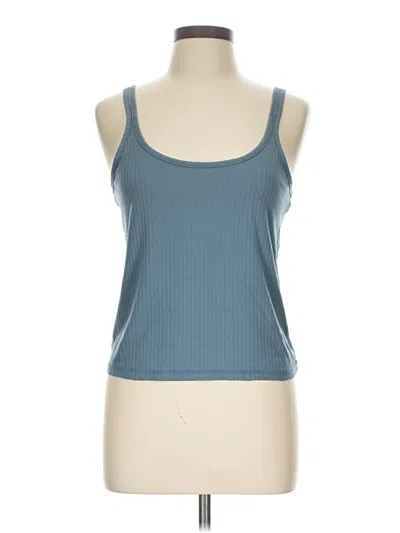 Pre-owned Adore Me Tank Top Blue Square Neckline Tops