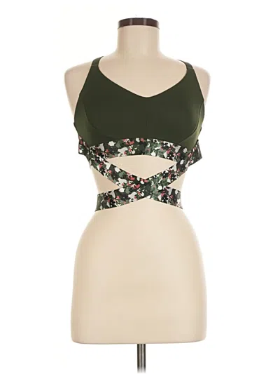 Pre-owned Adore Me Tank Top Green Strapless Neckline Tops