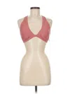 Adore Me Tank Top Pink Halter Neckline Tops In Pink