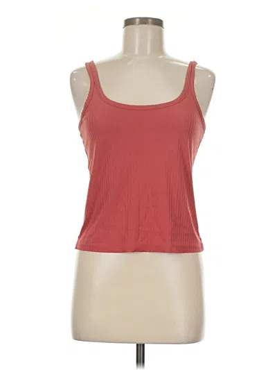 Pre-owned Adore Me Tank Top Red Square Neckline Tops