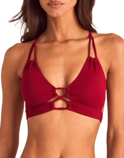 Adore Me Tatiana Swimwear Bra In Red