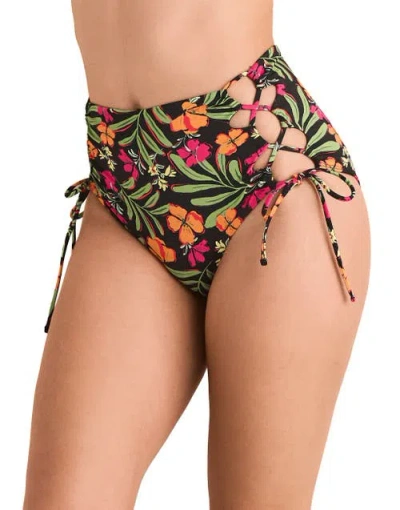Adore Me Tatiana Swimwear High-waist Bikini Bottom In Multi