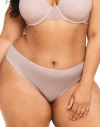 Adore Me Plus Size Teagan Bikini Panty In Medium Beige