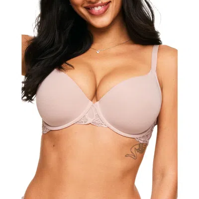 Adore Me Teagan Contour Full Coverage Bra In Pink