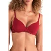 Adore Me Teagan Contour Full Coverage Bra In Red