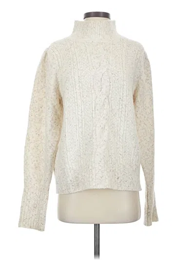 Pre-owned Adore Me Turtleneck Sweater In White
