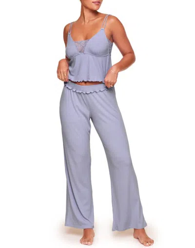 Adore Me Valencia Pyjama Cami And Trousers Set In Medium Purple