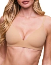 Adore Me Valory Contour Plunge Bra In Light Beige
