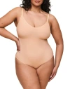 Adore Me Vanesse Smoothing Bodysuit In Light Beige