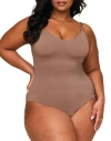 Adore Me Vanesse Smoothing Bodysuit In Medium Beige