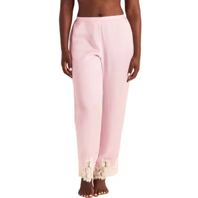 Adore Me Vegan Pajama Atelier Collection Silk Pant In Pink