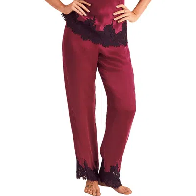 Adore Me Vegan Pajama Atelier Collection Silk Pant In Red