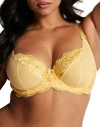 Adore Me Vicky Unlined Full Coverage Bra In Yellow