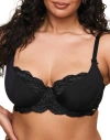 Adore Me Vicky Unlined Full Coverage Bra In Black