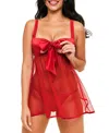 Adore Me Women's Bessima Babydoll & G-string Set Lingerie