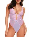 Shop Adore Me Women's Calissa Bodysuit Lingerie In Medium Purple