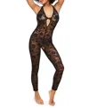 Shop Adore Me Women's Catrice Crotchless Catsuit Lingerie In Black