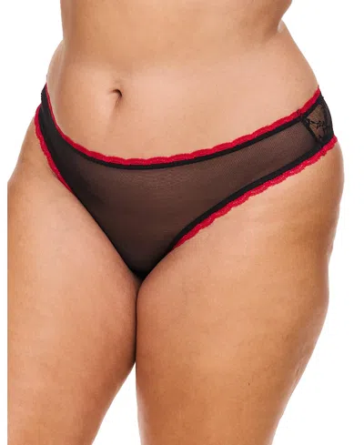 Adore Me Women's Cerys Plus-size Cheeky Panty In Black