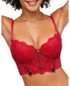 Adore Me Yara Contour Demi Bra In Dark Red