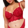 Adore Me Yara Contour Demi Bra In Dark Red