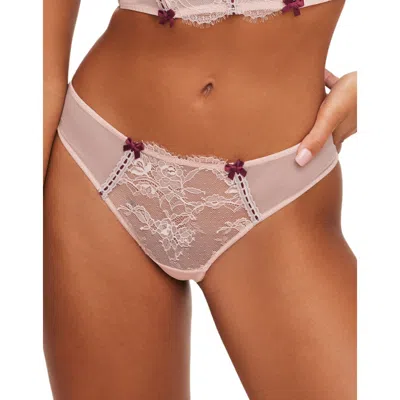 Adore Me Yara Thong Panties In Medium Beige