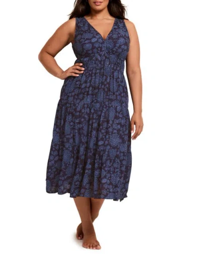 Adore Me Zahira Lounge Dress In Blue