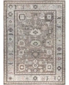 Adorn Hand Woven Rugs Colorful Oushak M0103 32 Rug Collection In Brown