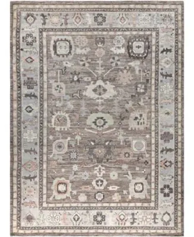 Adorn Hand Woven Rugs Colorful Oushak M0103 32 Rug Collection In Brown
