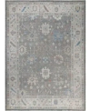 Adorn Hand Woven Rugs Colorful Oushak M0103 33 Rug Collection In Gray