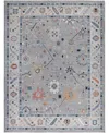Adorn Hand Woven Rugs Colorful Oushak M0103-35 9'x11'10" Area Rug In Gray