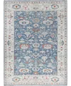 Adorn Hand Woven Rugs Colorful Oushak M0103-41 8'10"x12'1" Area Rug In Blue