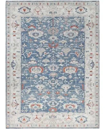 Adorn Hand Woven Rugs Colorful Oushak M0103 41 Rug Collection In Blue