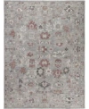 Adorn Hand Woven Rugs Colorful Oushak M0103 43 Rug Collection In Gray