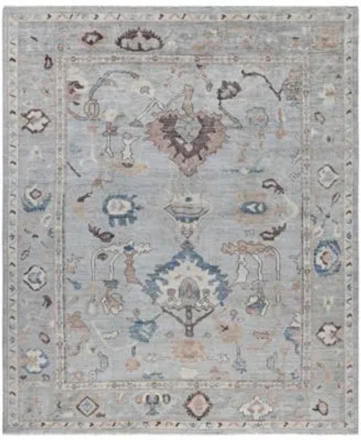 Adorn Hand Woven Rugs Colorful Oushak M0103 45 Rug Collection In Blue