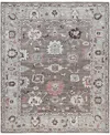 Adorn Hand Woven Rugs Colorful Oushak M0103-46 8'x9'8" Area Rug In Brown