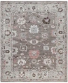 Adorn Hand Woven Rugs Colorful Oushak M0103 46 Rug Collection In Brown