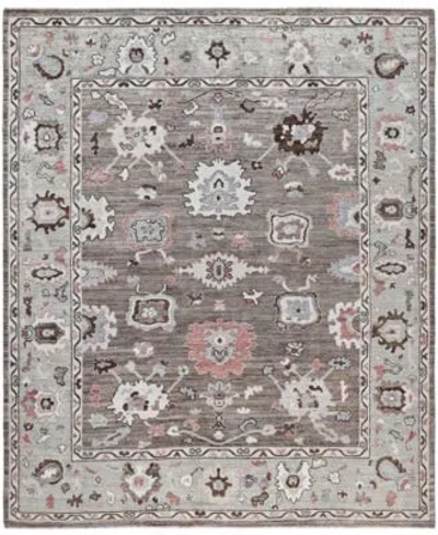 Adorn Hand Woven Rugs Colorful Oushak M0103 46 Rug Collection In Brown