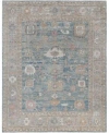 Adorn Hand Woven Rugs Colorful Oushak M0103 48 Rug Collection In Blue