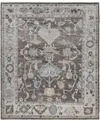 Adorn Hand Woven Rugs Colorful Oushak M0103-53 8'2"x9'9" Area Rug In Brown